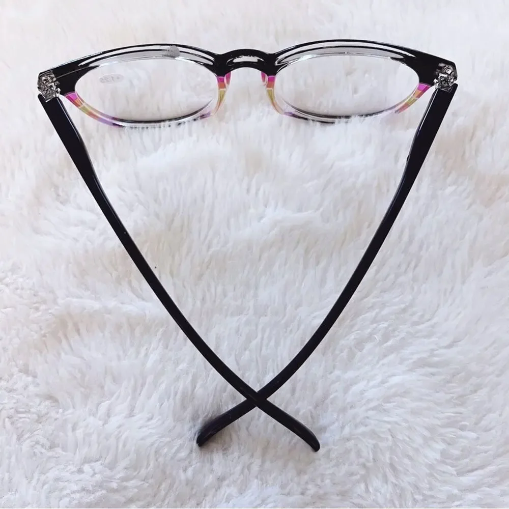 Zoe Brown Multi-Color Round Reader Glasses